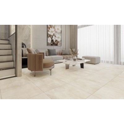 Gresie Porțelanată Rectificată 60x120 R CEMENTO - Bej 