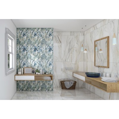 Gresie Porțelanată Rectificată Lucioasă 60x120 R ETHERNITY - Decor Tropical