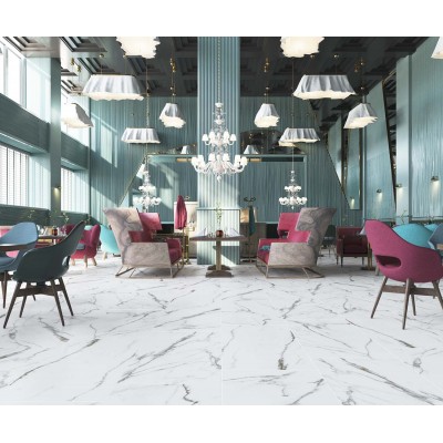 Gresie Porțelanată Rectificată 60x120 R QUARRY - Satin Matt - Alb