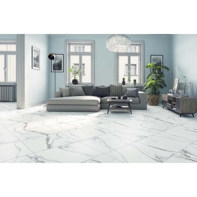 Gresie Porțelanată Rectificată 60x120 R QUARRY - Alb