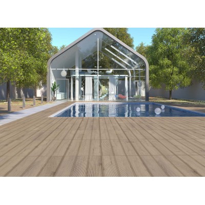 Gresie Porțelanată Rectificată 60x120 R SEQUOIA - Decking - Bej