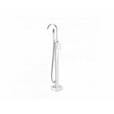 BATERIE CADA FREESTANDING MODERN II CROM, SET INSTALARE IN PARDOSEALA INCLUS