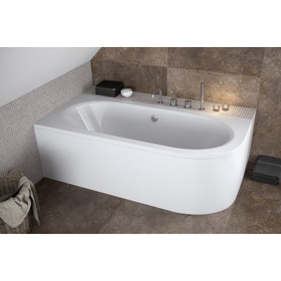 CADA ASIMETRICA ACRYL AVITA 170X75, DE STANGA, PICIOARE INCLUSE