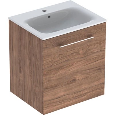 MOBILIER 60 CM SELNOVA SQUARE CU LAVOAR, O USA,NUC AMERICAN HICKORY