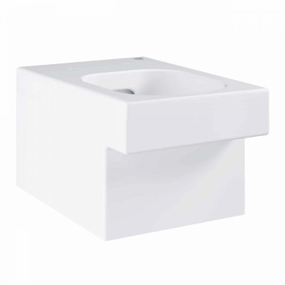 VAS WC SUSPENDAT CUBE CERAMIC, RIMLESS, SUPRAFATA PUREGUARD, 56.5X37