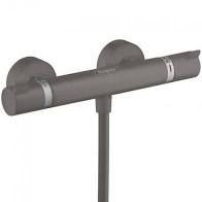 Baterie dus termostatica Ecostat Comfort - brushed black chrome