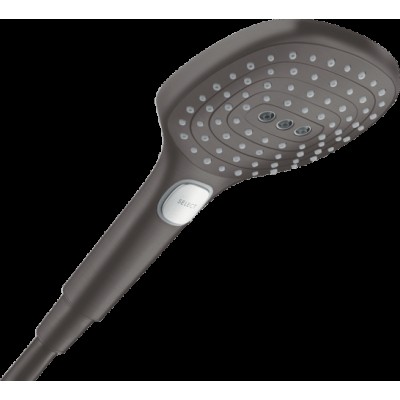 Para dus Raindance Select 120 3 jet - brushed black chrome