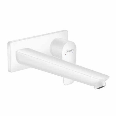 Ornament baterie lavoar perete Talis E pipa 22.5 cm - matt white