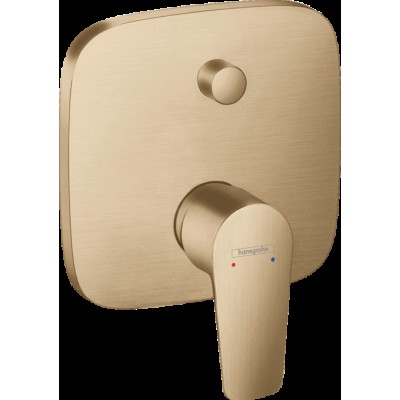 Ornament baterie cada/dus Talis E cu diverter incastrata (necesita IBOX) - brushed bronze