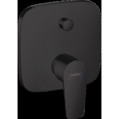 Ornament baterie cada/dus Talis E cu diverter incastrata (necesita IBOX) - matt  black