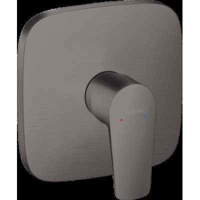 Ornament baterie dus Talis E incastrata (necesita IBOX) - brushed black chrome