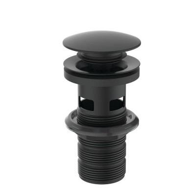 VENTIL PUSH-OPEN SILK BLACK PENTRU LAVOARE CU PREAPLIN