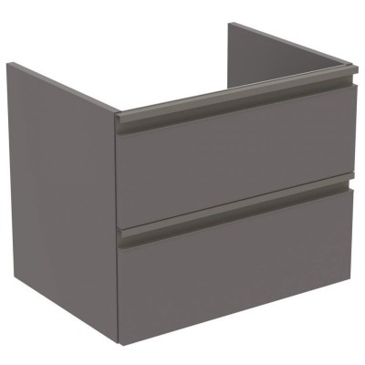 MOBILIER TESI SUSPENDAT 60 CM, 2 SERTARE, TAUPE (GREJ) INCHIS MAT