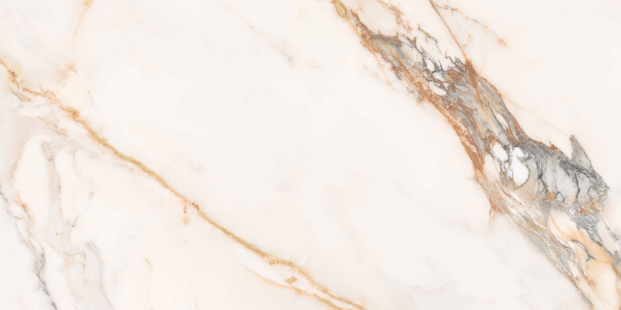 Gresie Porțelanată Rectificată 60x120 R EXCELSIS Satin Matt - Alb