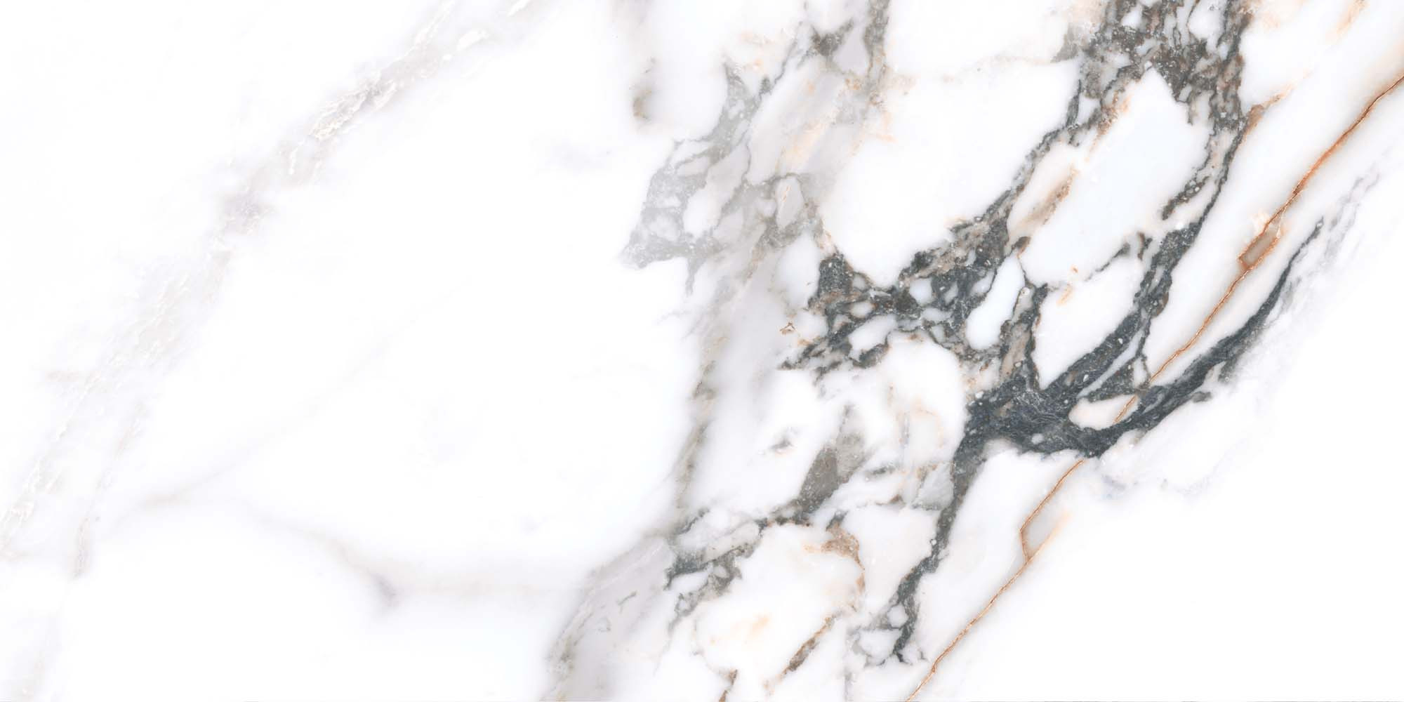 Gresie Porțelanată Rectificată 60x120 R MONET Satin Matt- Alb