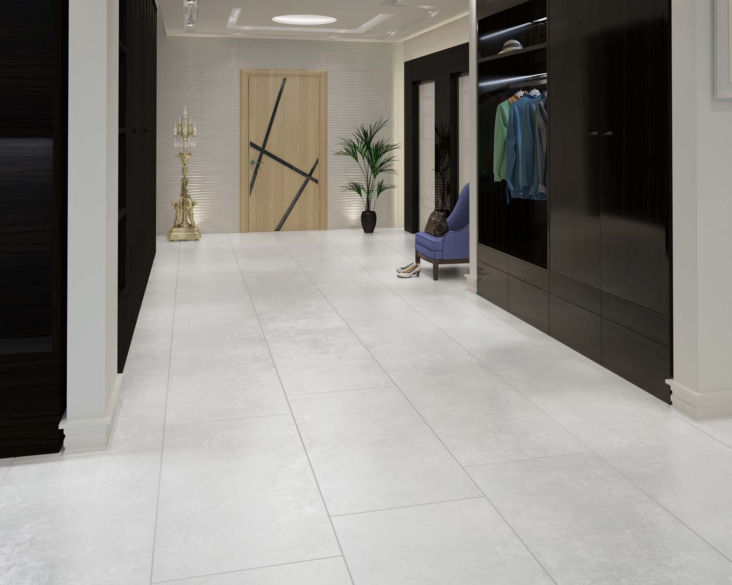 Gresie Porțelanată Rectificată 60x120 R SPACE - Gri