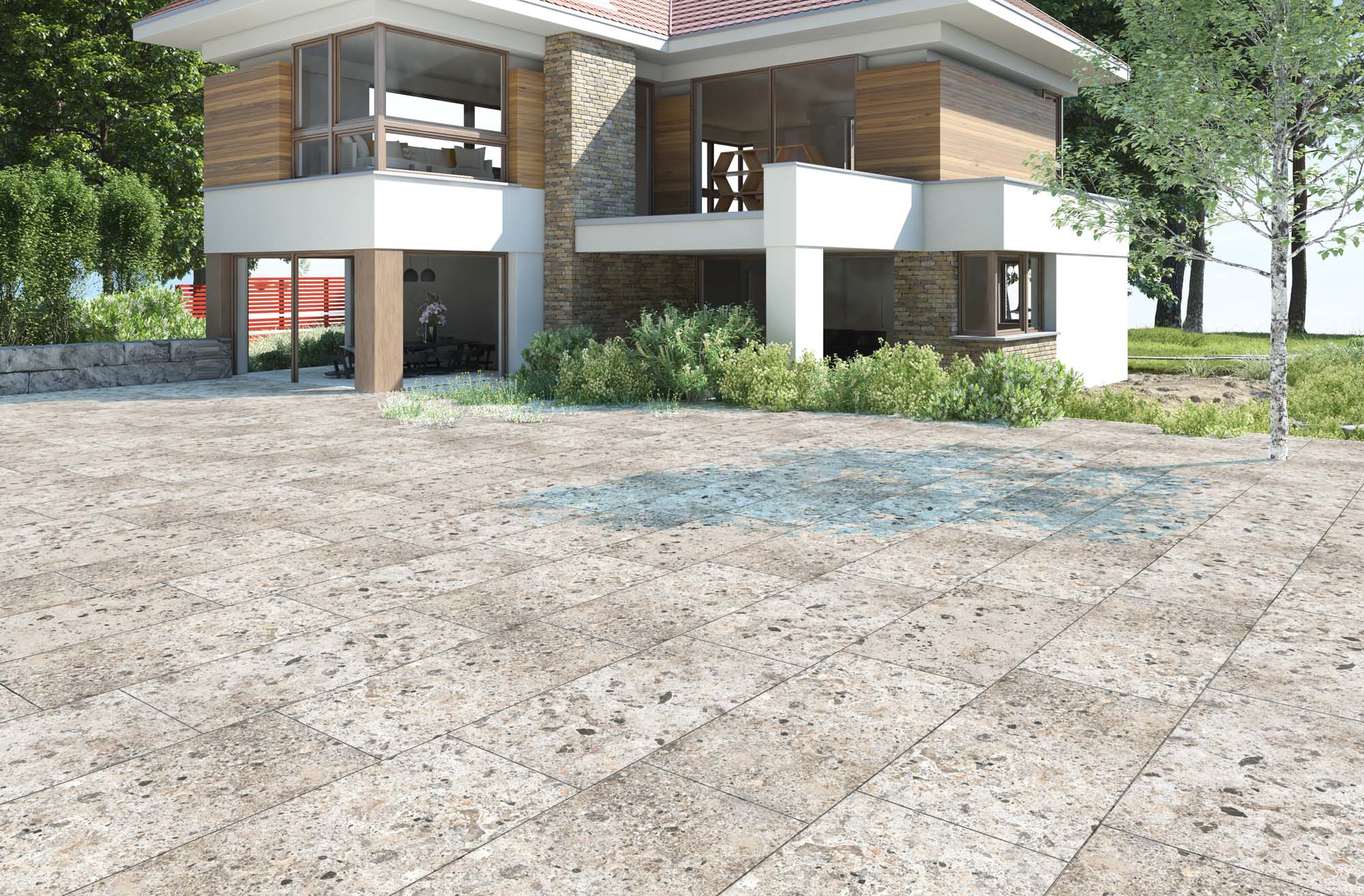 Gresie Porțelanată Rectificată Interior, Exterior 60x120 R URBANA - Natural - KAI Ceramics