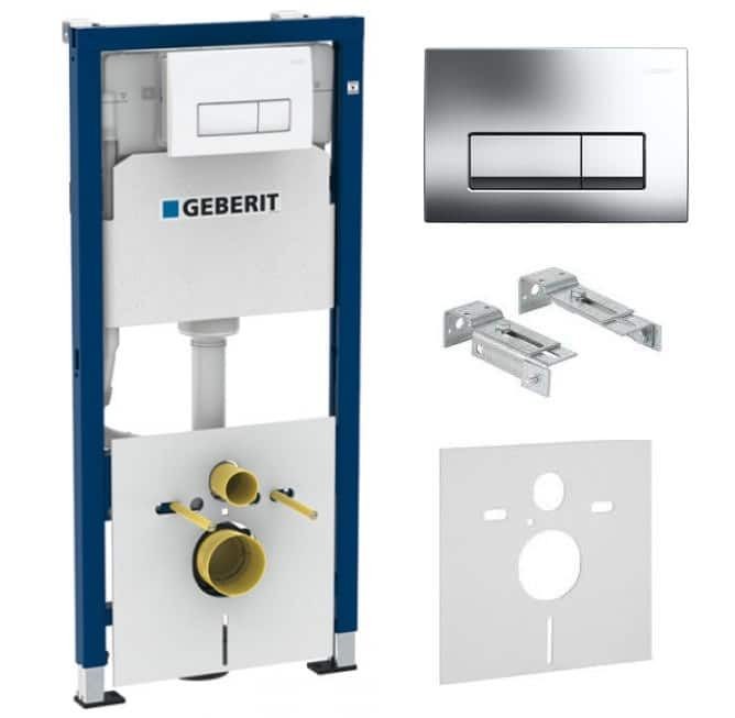 PACHET DUOFIX DELTA CU CLAPETA DELTA 50 CROM, SISTEM DE FIXARE SI SET DE IZOLARE FONICA INCLUSE