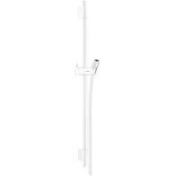 Suport dus bara Unica S Puro 65 cm cu furtun dus Isiflex 160 cm - matt white