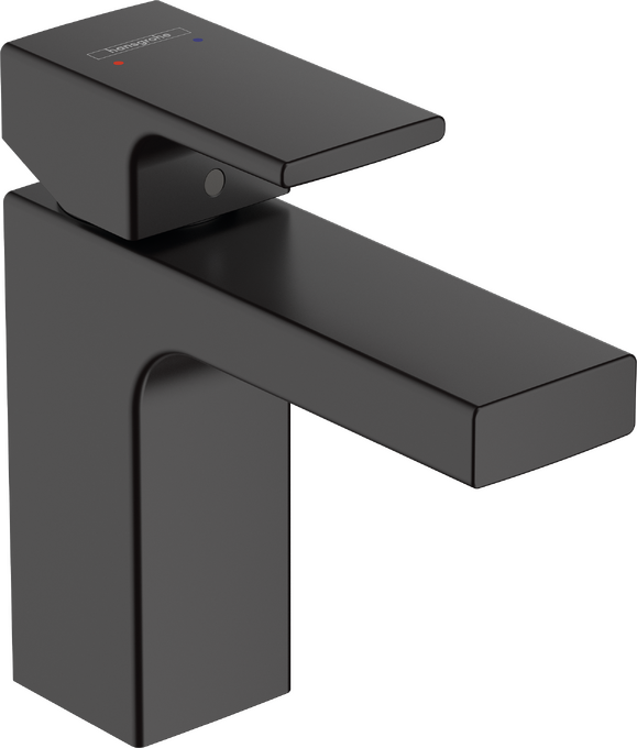 BATERIE LAVOAR VERNIS SHAPE 100 CU VENTIL POP UP, NEGRU MAT