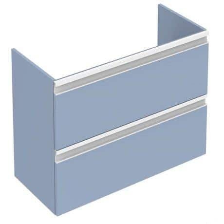 MOBILIER TESI SUSPENDAT 60 CM, 2 SERTARE, ALBASTRU DESCHIS MAT