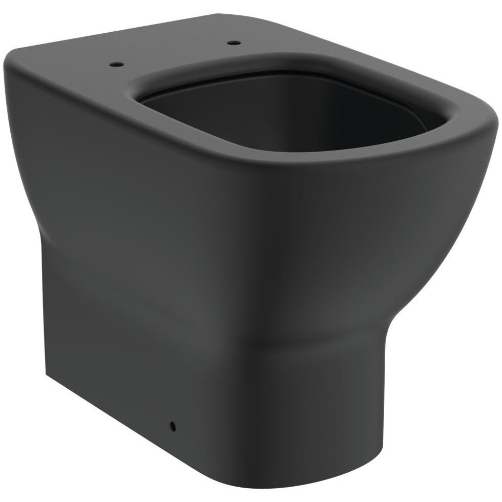 VAS WC TESI BTW AQUABLADE PENTRU REZERVOR INCASTRAT, 55.5X36.5 CM,  SILK BLACK