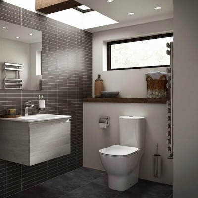 VAS WC TESI AQUABLADE, EVACUARE LATERALA, 66.5X36.5, ALB MAT