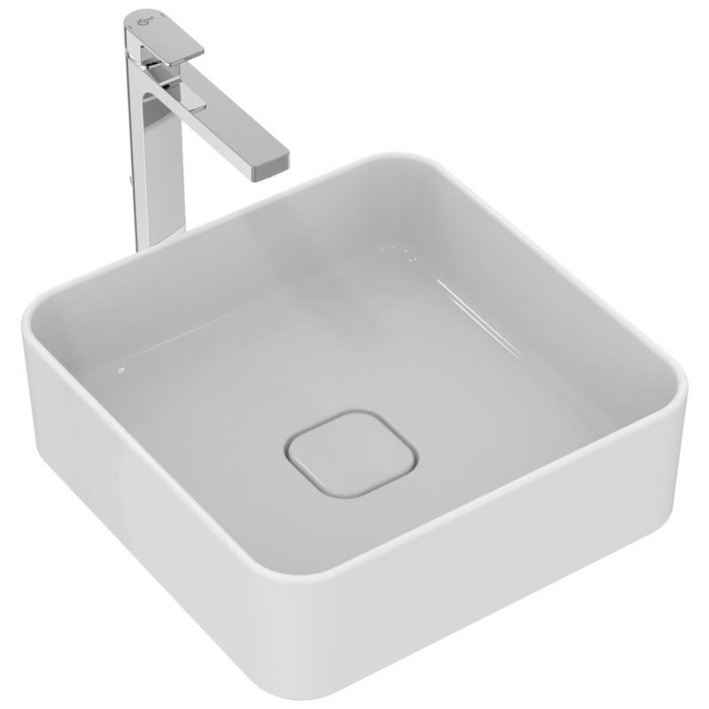 LAVOAR STRADA II PATRAT 40X40 MONTAJ PE BLAT, FARA ORIFICIU BATERIE, FARA PREAPLIN