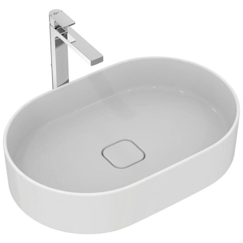 LAVOAR STRADA II OVAL 60X40 MONTAJ PE BLAT, FARA ORIFICIU BATERIE, FARA PREAPLIN