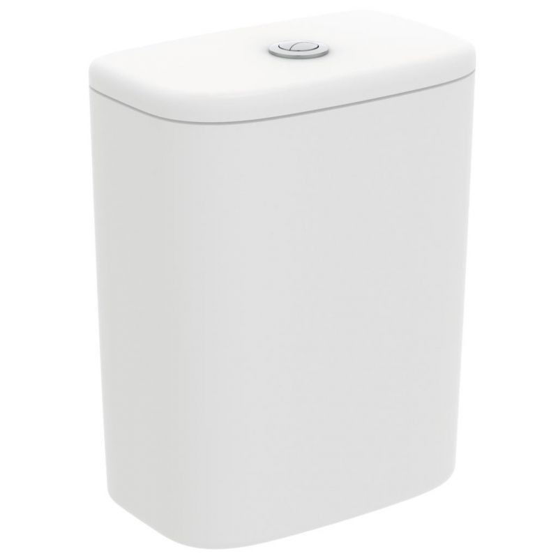 REZERVOR WC TESI, 3/6 L, ALIMENTARE INFERIOARA, ALB MAT