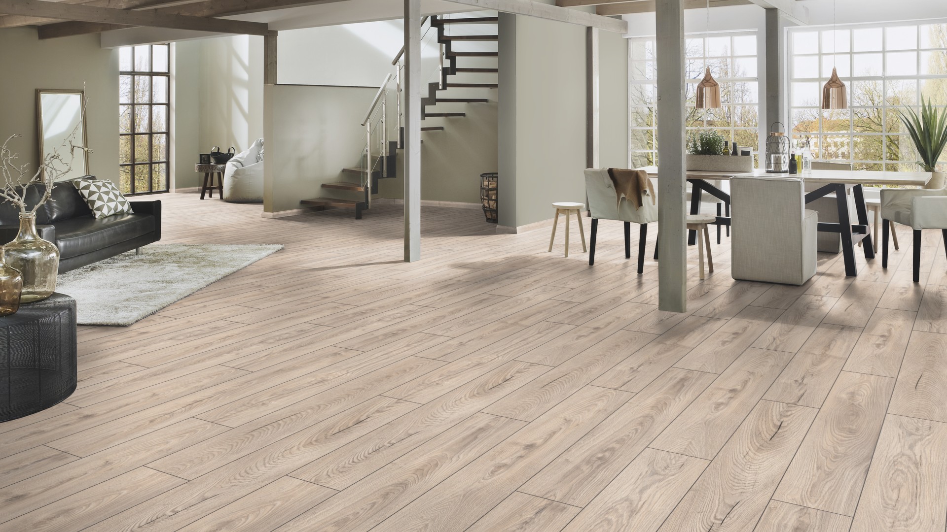 Parchet laminat rezistent la umiditate MO.RE! | Atlantic Mo*re 10 | Virgin Scandi Larch K475 10mm - Krono Original
