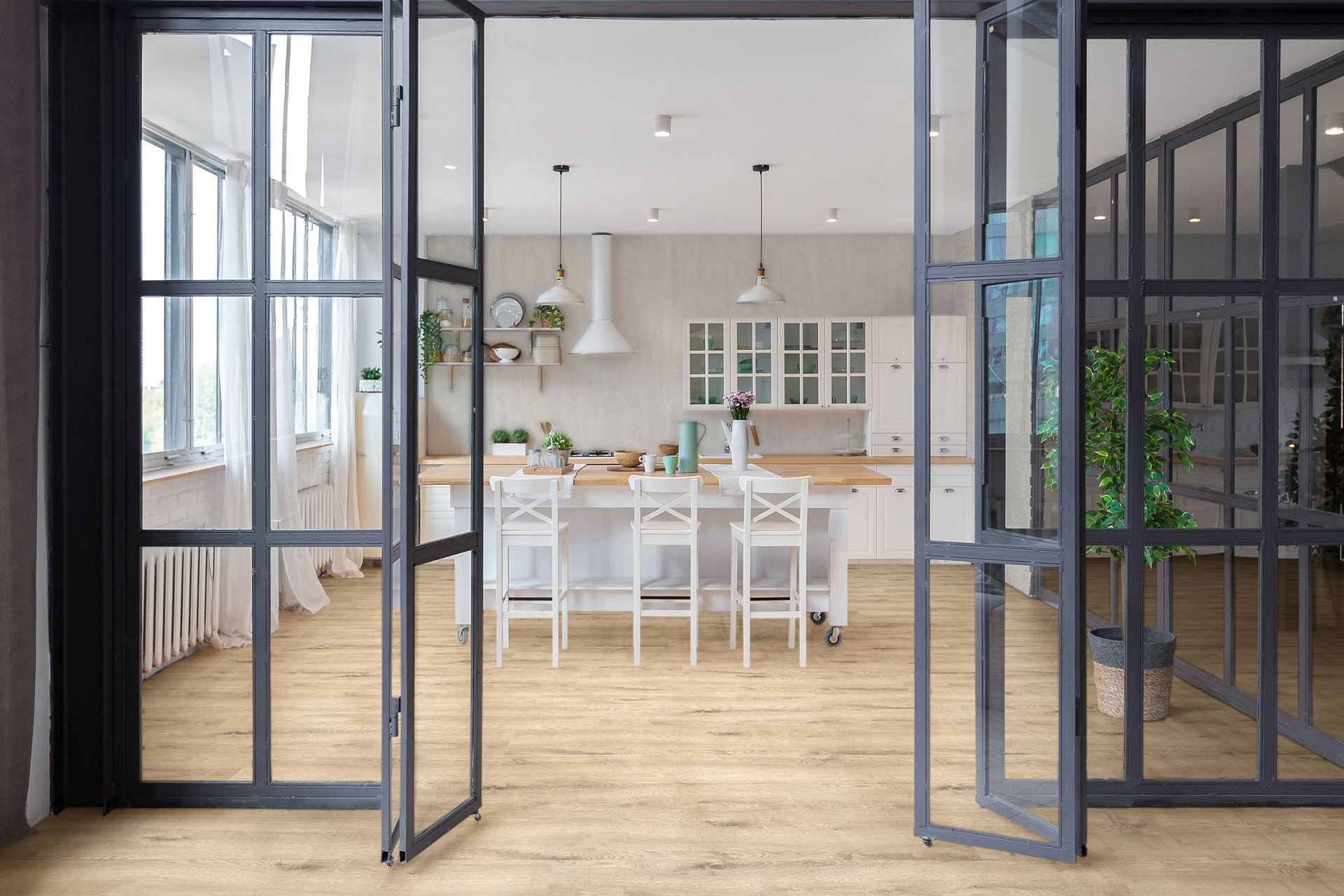 Panou decorativ impermeabil Rocko Tiles Silk Flow K349