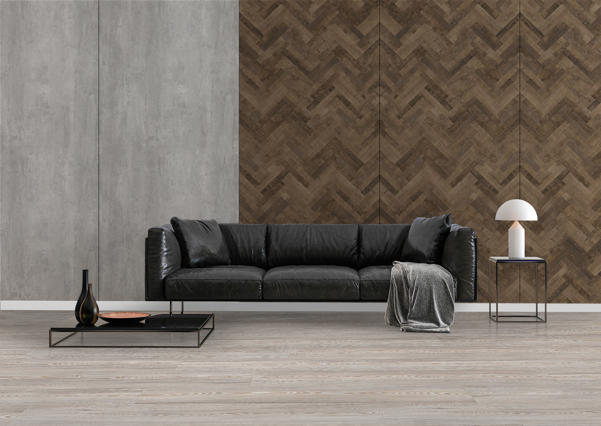 Panou decorativ impermeabil Rocko Tiles Brooklyn Grey R115