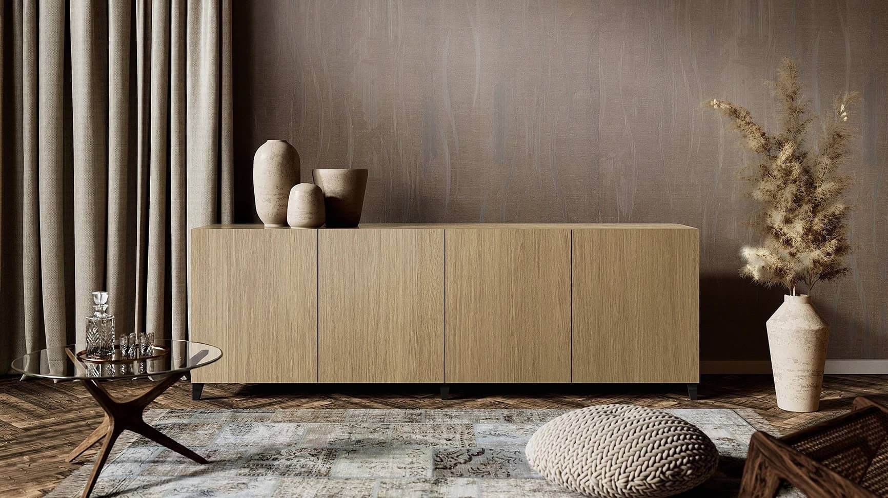 Medusa Bronze R266 – Panou decorativ SPC Rocko Tiles 2026