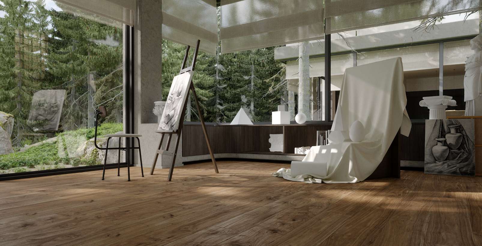 Parchet SPC impermeabil Rocko - R246 Cadenza Walnut 6mm