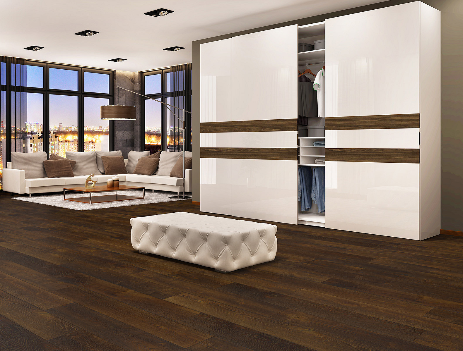 Parchet SPC rezistent la apă cu folie Incando R070 5+1mm - Rocko®