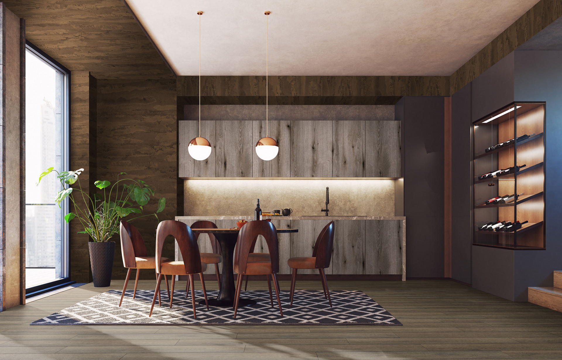 Parchet SPC rezistent la apă cu folie Bourbon Cask R076 5+1mm - Rocko®