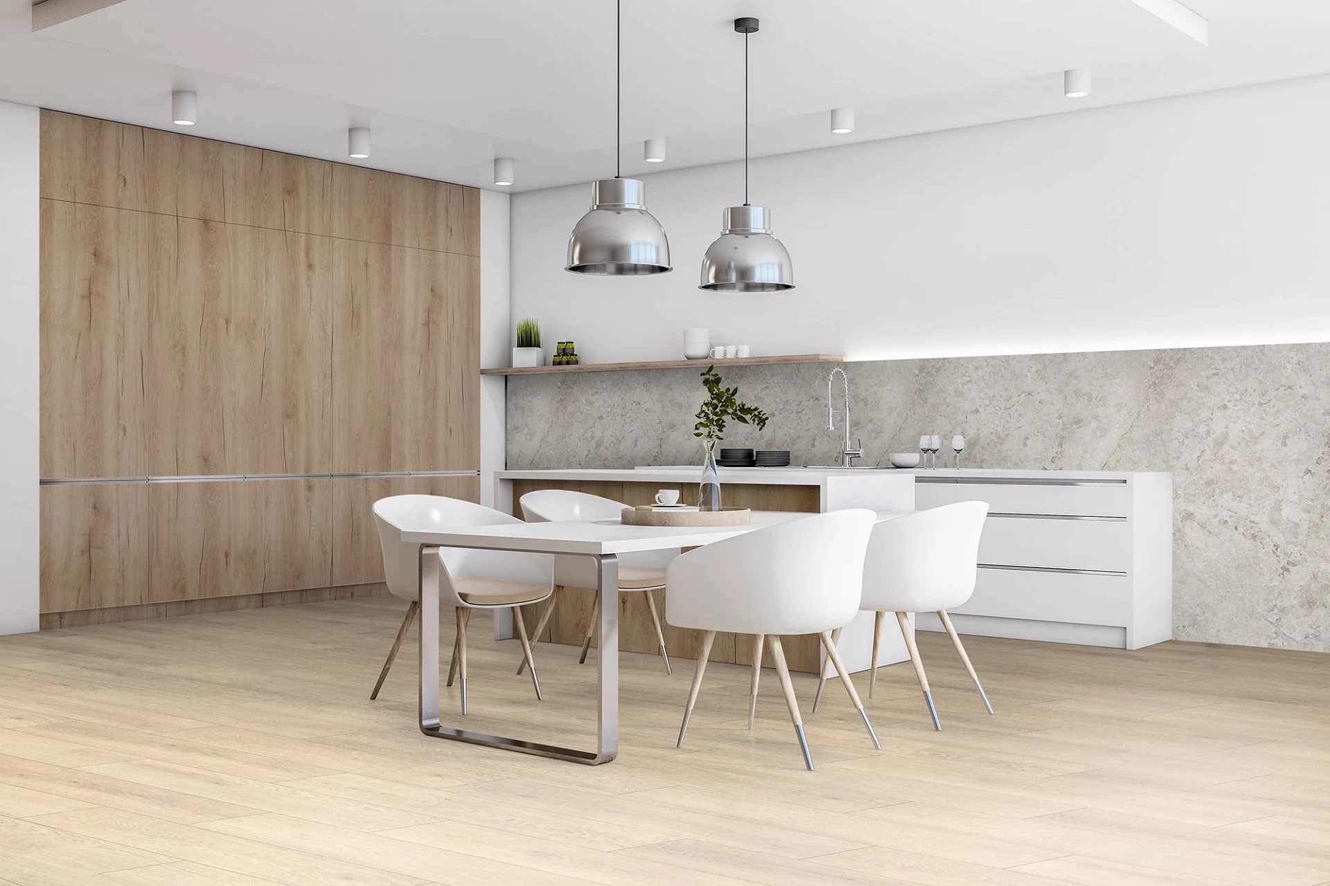 Parchet SPC rezistent la apă Clamsheell R148 - Rocko®