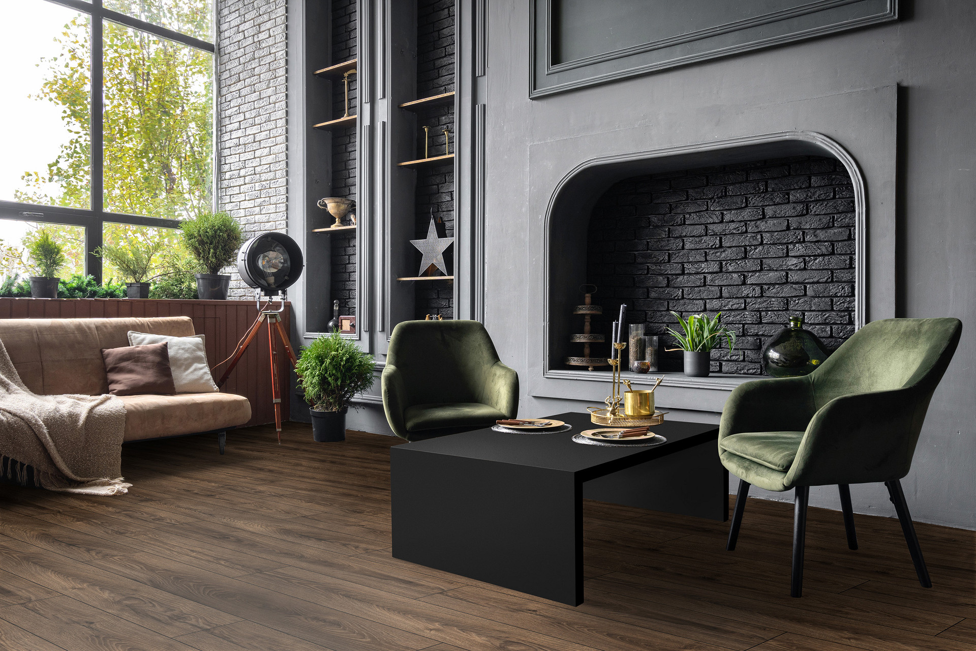 Parchet laminat ORCA | Organic Classic | Espresso Carpenter Oak K479 - Krono Original