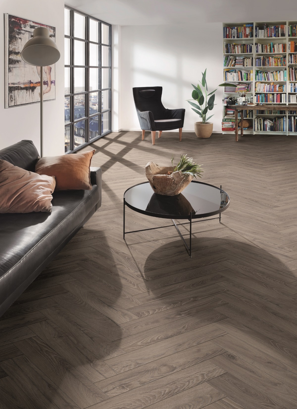 Parchet laminat MO.RE! | Herringbone 8 | Rutherford Oak K488 - Krono Original