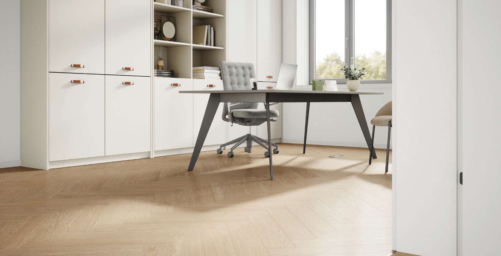 Parchet laminat Krono Original Herringbone - K843 Natural Darcy Oak 8mm 