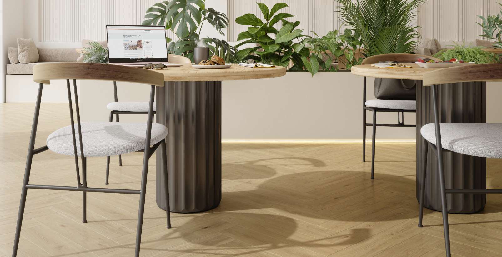 Parchet laminat Krono Original Herringbone - K847 Blonde Montanara Oak 8mm